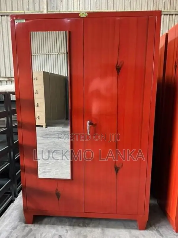New 6x4 Size Steel Cupboard with Mirror (Jj23)