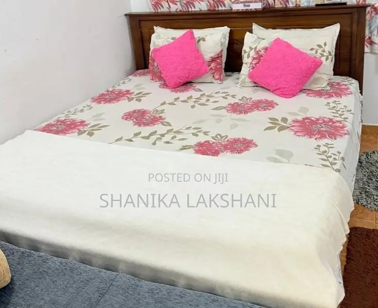 Teak Box Bed with Mattress