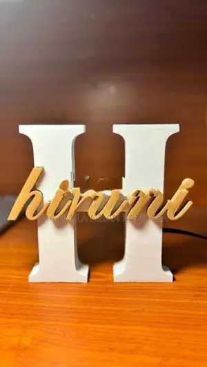 Personalized 3D Name LED Lamp Printing