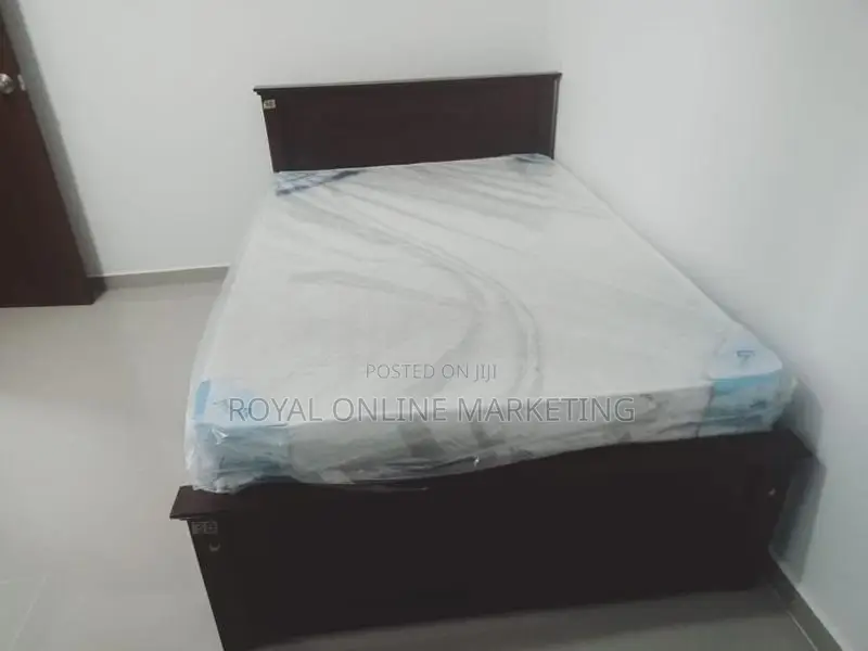 6 by 3 Box Bed with Spring Mattress (E-13)