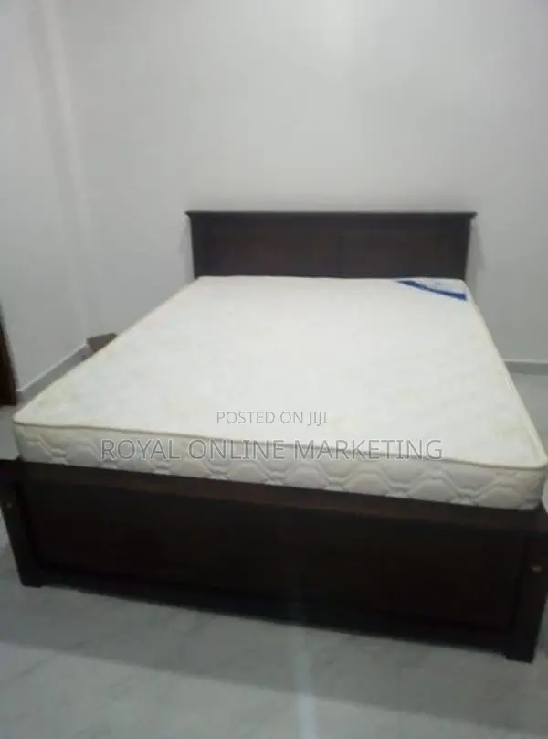 6 by 3 Box Bed with Spring Mattress (E-13)