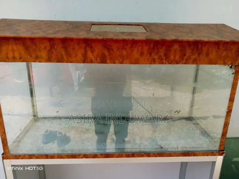 දිග 3" පලල 1" FISH Tank,Aluminum fram+Aluminum Stand