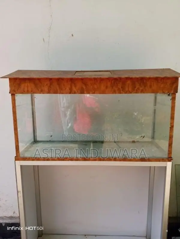 දිග 3" පලල 1" FISH Tank,Aluminum fram+Aluminum Stand