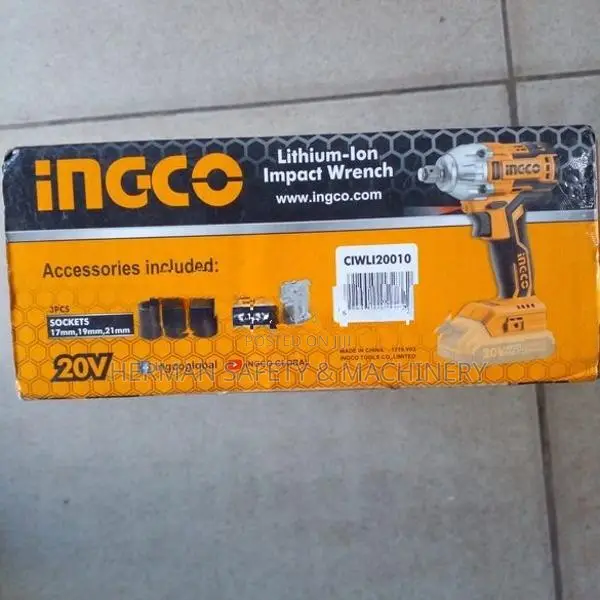 INGCO 20V Lithium-Ion Cordless Impact Wrench – 300 N·m HERMAN HT 1303