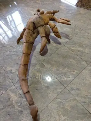 Antique Scorpion Wooden Plant Root