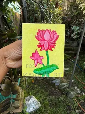 Lotus Canvas Painting