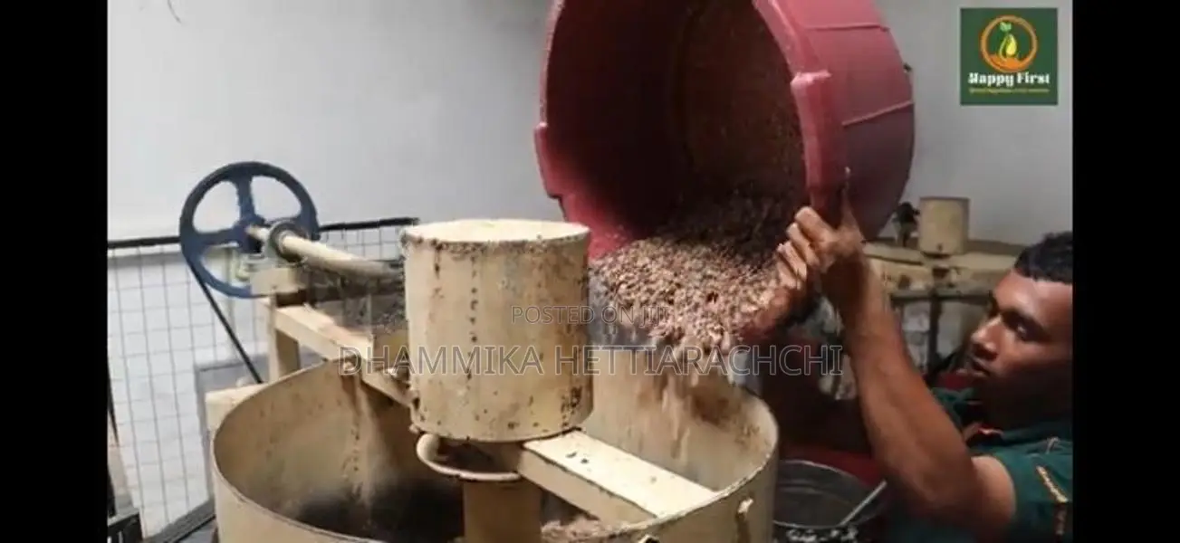 Coconut oil Expeller with other Machines