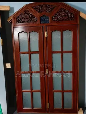 කොස් ලීවලින් හදපු ජනෙල් 5ක්.