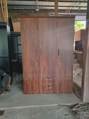 3 Door Melamine Design Wardrobe