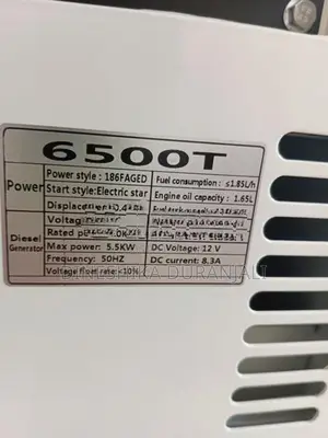 Sale Of Diesel Generator 5.5 KW