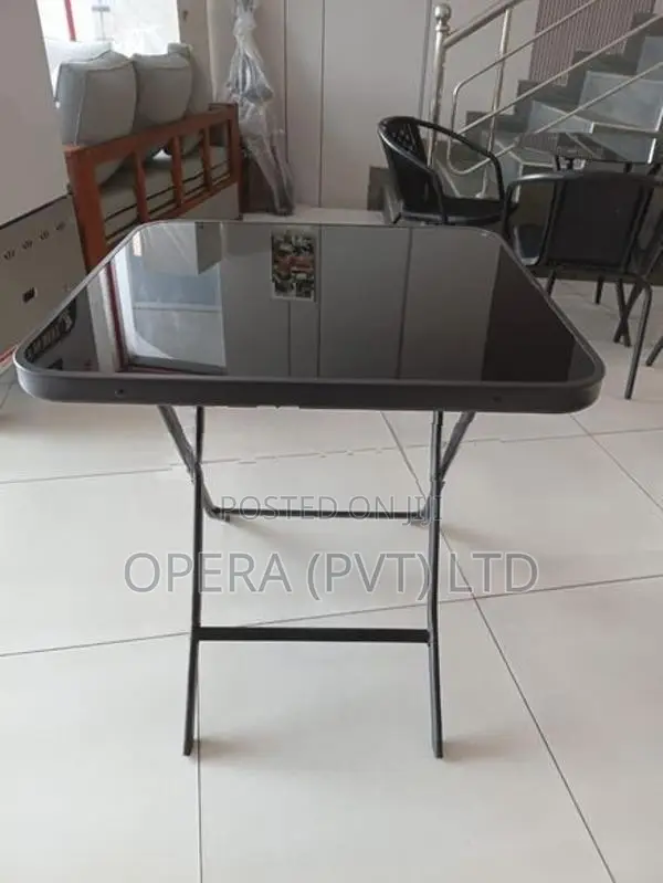 Folding Glass Coffee Table