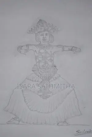 අතින් ඇදි නුවර නැට්ටුවෙකුගේ චයරූපයක්
