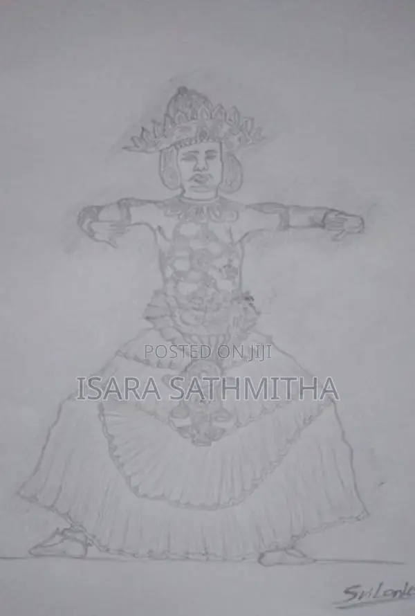 අතින් ඇදි නුවර නැට්ටුවෙකුගේ චයරූපයක්