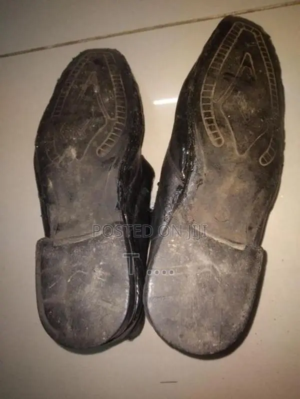 Leather Black Shoes 44 Size
