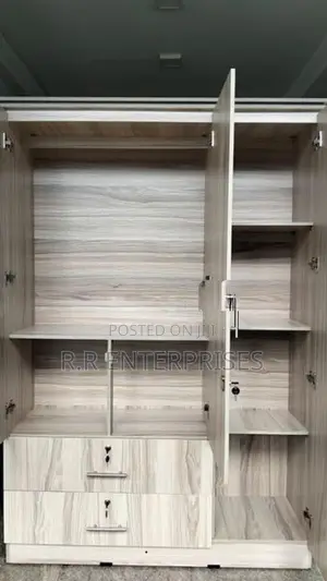 New 3 Door Melamine Wardrobes