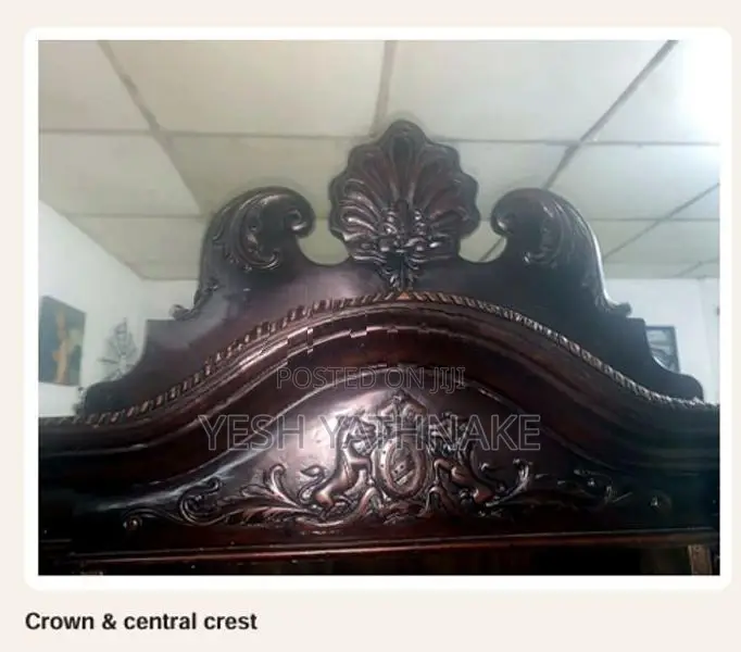 Antique N Porolis Fernando Carved Wardrobe Almirah