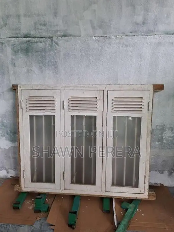 Large Heavy "Teak Wood" Window. Mt. Lavinia / Size 64" x 54"
