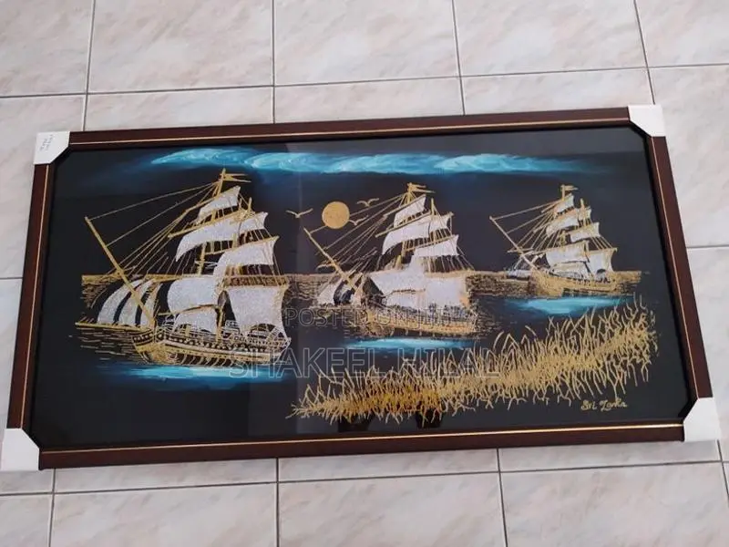 Decorative Ship Wall Art - 18*36 Inches
