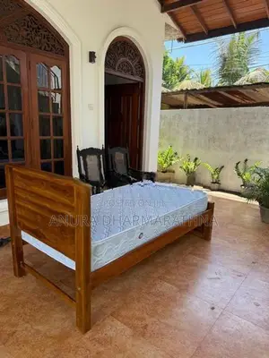 Teak Box Bed With Spring Mattress