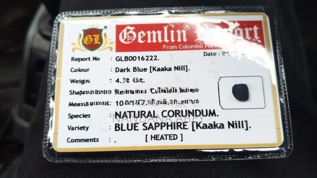Gem Blue Sapphire Stone