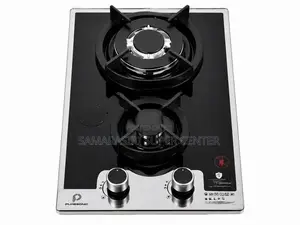 Puresonic Two Burner Glasstop Cooker Hob