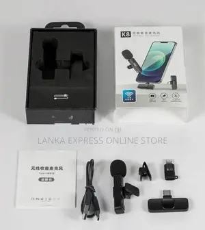 K8 Wireless Lavalier Microphone For Type C With iPhone