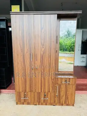 New Cloth Cupboard with Side Dressing Table