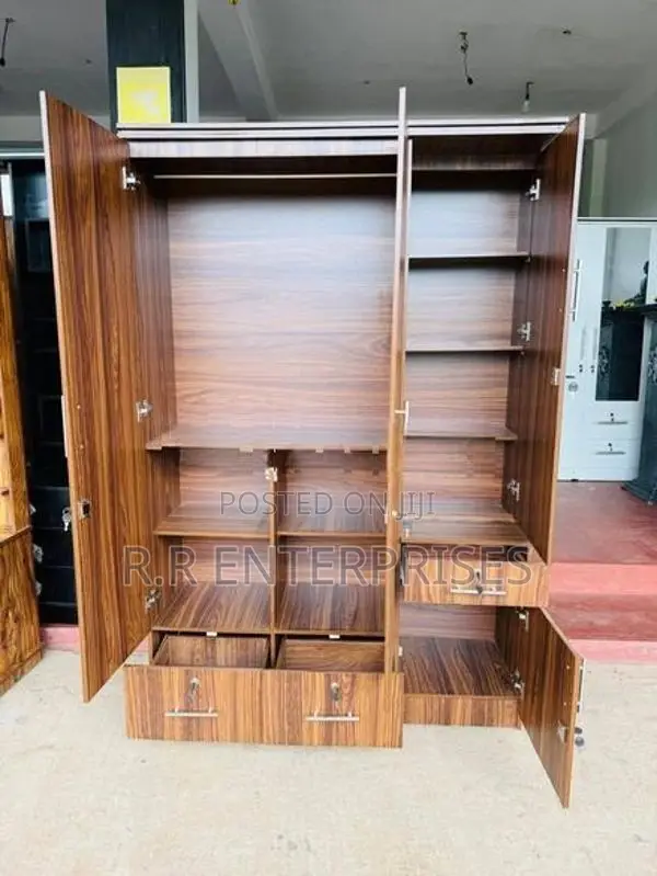 New Cloth Cupboard with Side Dressing Table