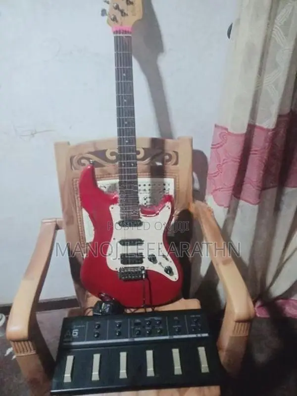 Elioth Guitar with Korg A6 Multi Effects Pedal