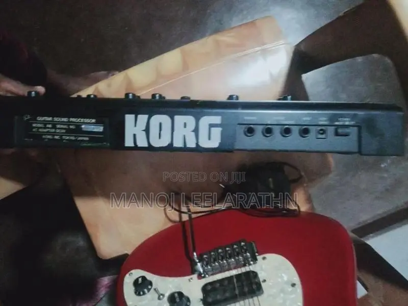 Elioth Guitar with Korg A6 Multi Effects Pedal