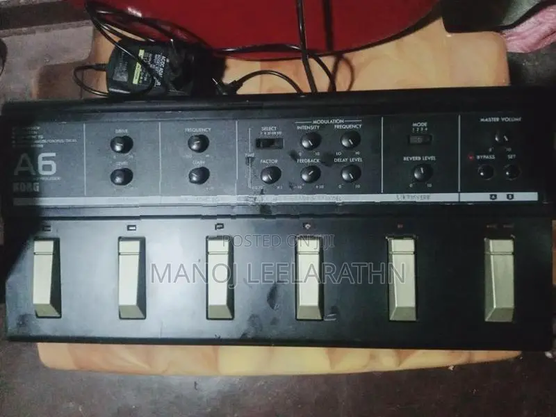 Elioth Guitar with Korg A6 Multi Effects Pedal