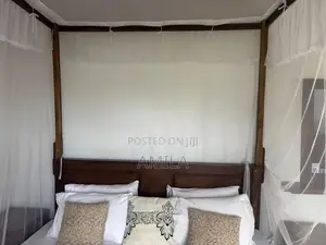 Teak Bed with Mattress