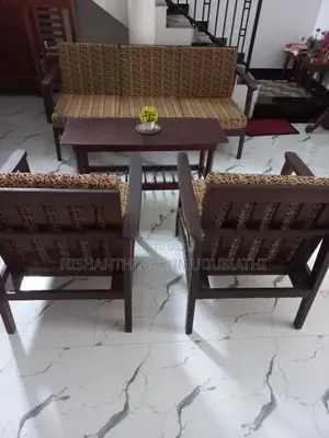 Wooden Settee Set