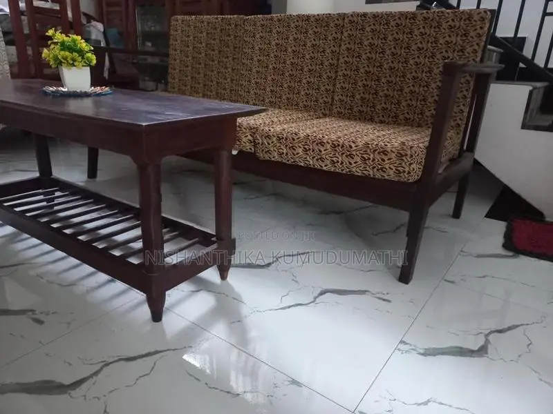Wooden Settee Set