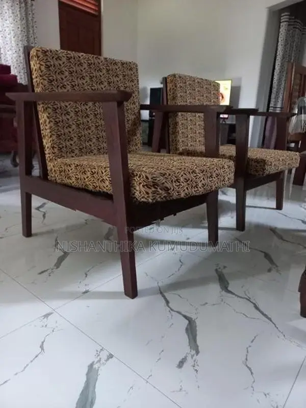 Wooden Settee Set