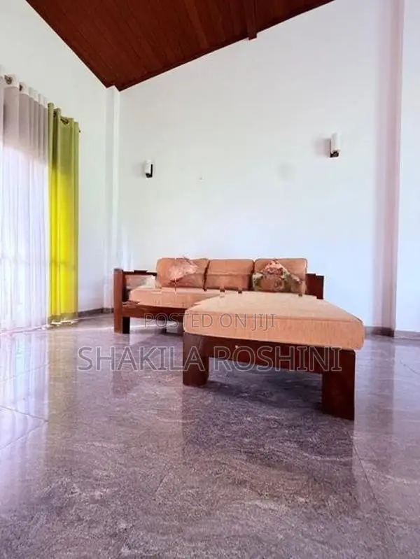 Wooden L-Shape Corner Sofa Set