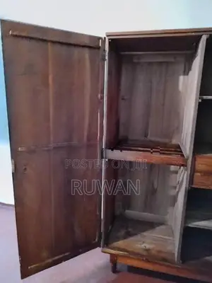 Depo Teak Two-Door Wardrobe / Almirah