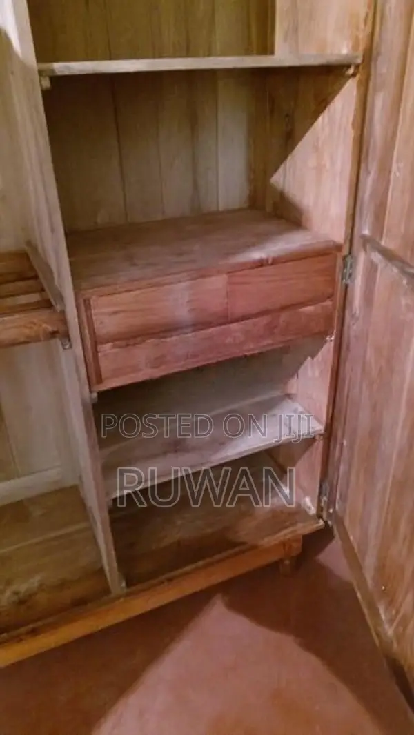 Depo Teak Two-Door Wardrobe / Almirah