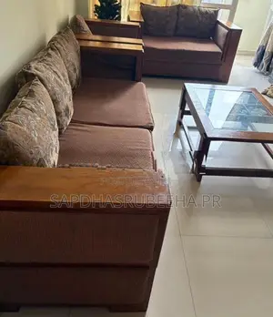 Damro Teak Wood Living Room Set