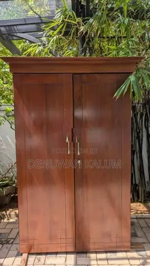 02 Teak Cupboards With A Dressing Table (Teak)