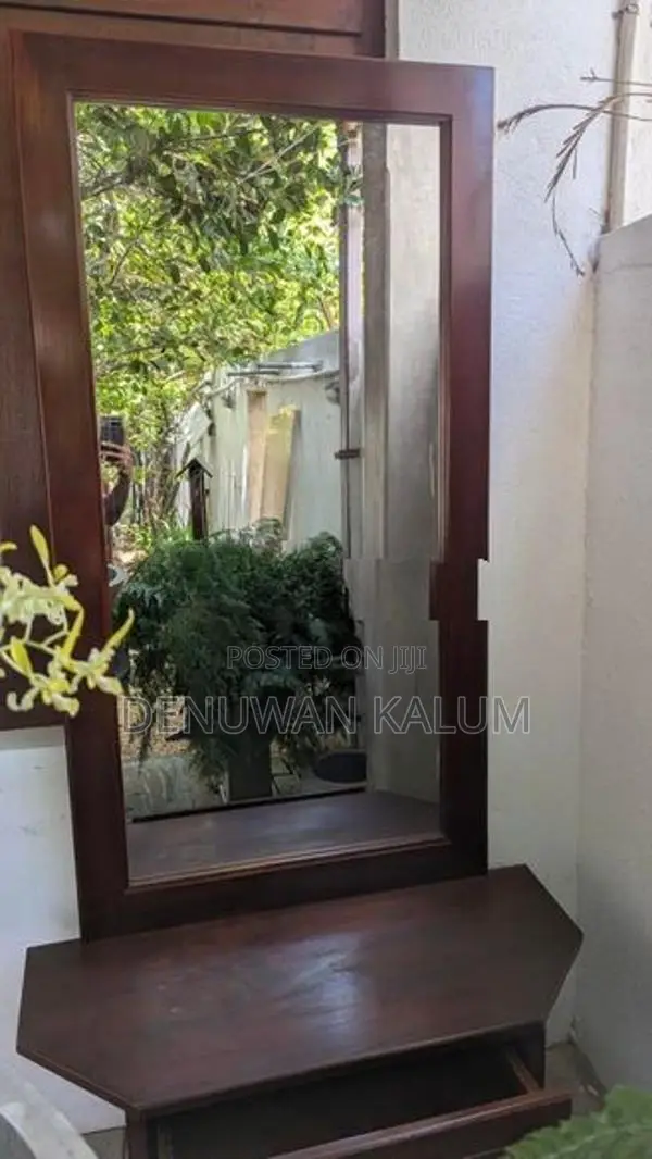 02 Teak Cupboards With A Dressing Table (Teak)