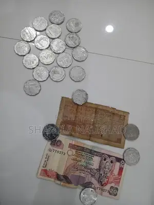 Old Notes with Coins