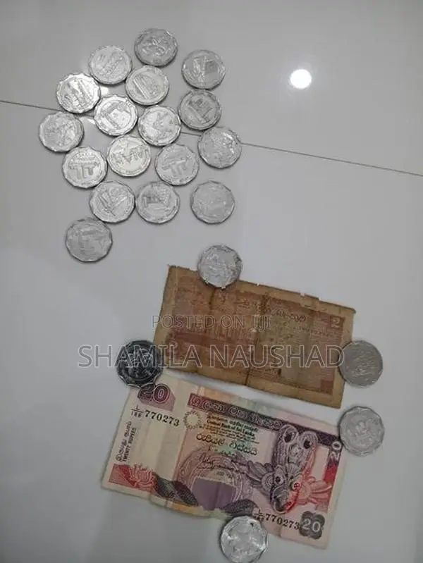 Old Notes with Coins