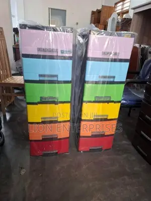 6 Drawer plastic cupboards