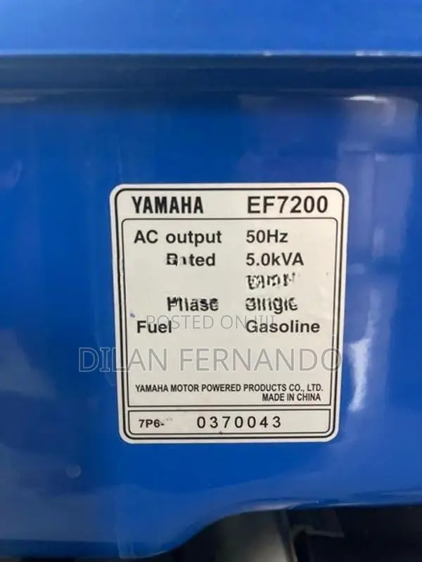 5k W Yamaha Petrol Generator