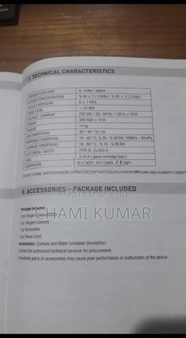 Oxygen Concentrator 5L