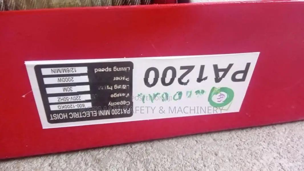 Yellow Hoist Frame + Global PA1200 Herman PT 0979