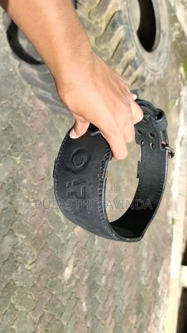 Carnage Premium Leather Weight Lifting Belt