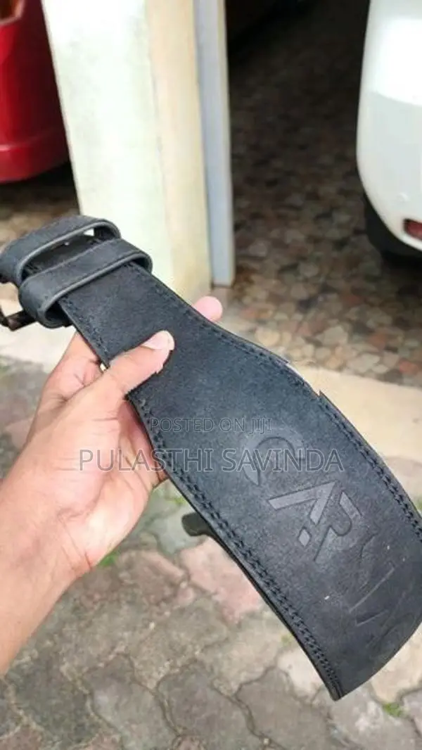 Carnage Premium Leather Weight Lifting Belt