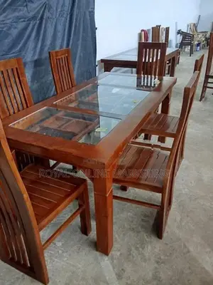 Teak Table with 6 Chairs (N-17)